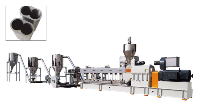 1.Single screw pelletizing line4