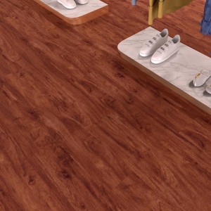 Rustic and Sleek Wood Grain Rigid Core Vinyl Flooring Manufacturer