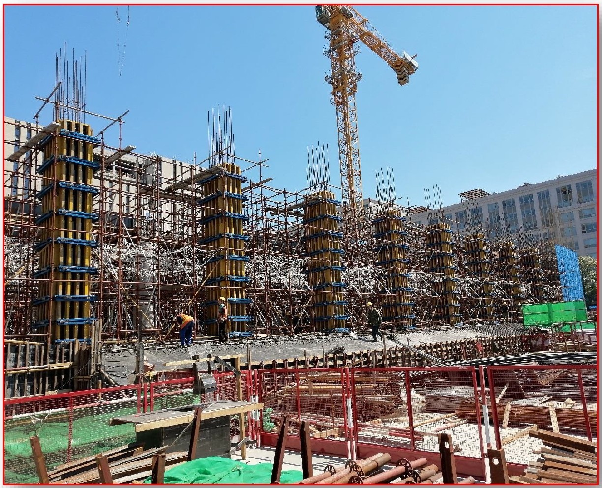 Sampmax-construction-formwork-system-for-column-job-site