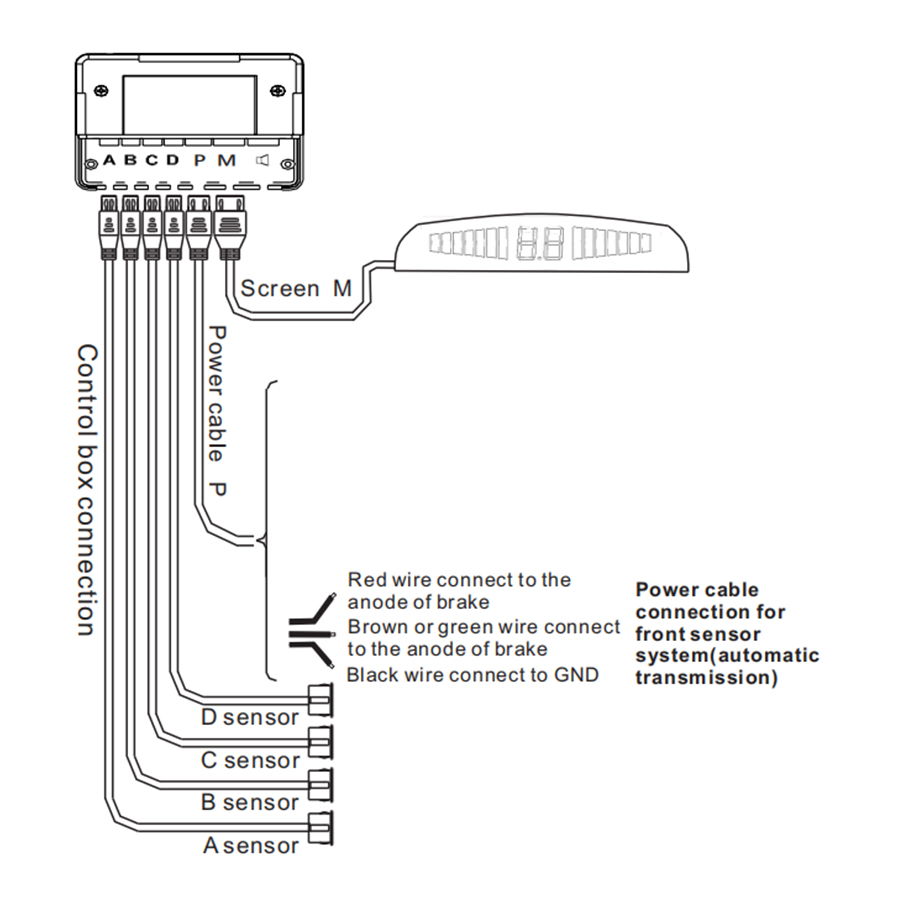 car parking senso,car radar sensor,auto parts,car accessories,parking sensor system,car parking assistant,front parking sensor,reversing sensor-7